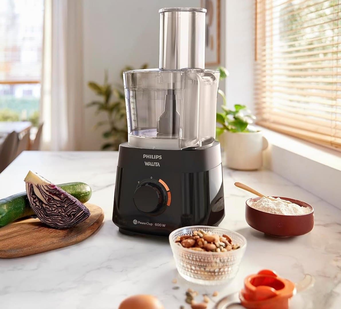 Multiprocessador Philips Walita PowerChop 600 Plus 600W 4 em 1 220V