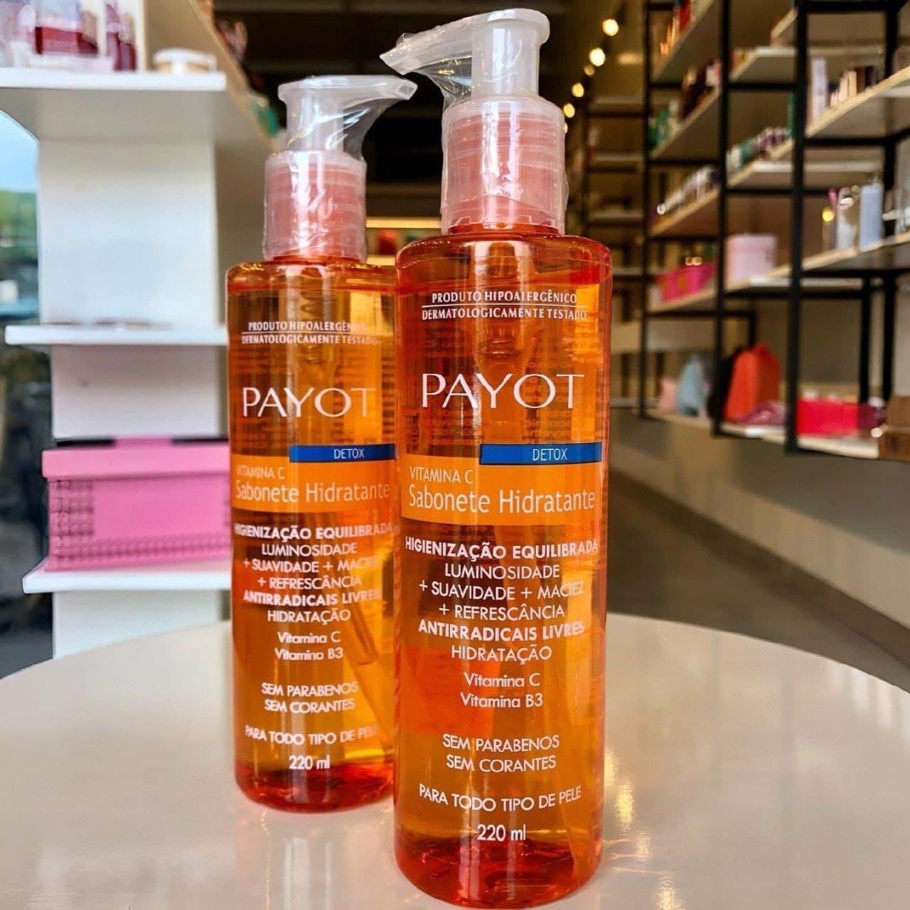 PAYOT Sabonete Líquido Detox Vitamina C 220ml