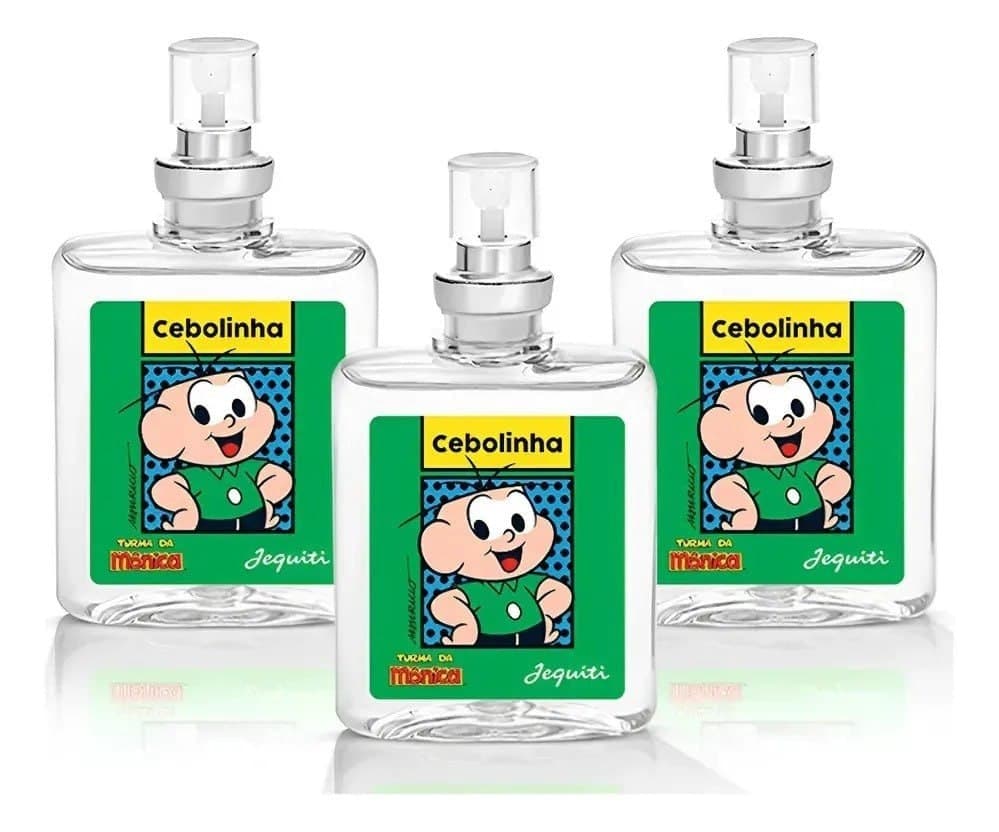 Kit 3x Perfumes Colônia Cebolinha Jequiti 25mL